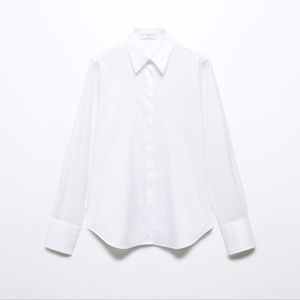 Mango slim-fit poplin shirt